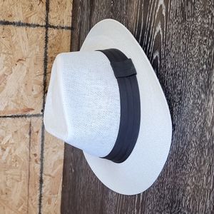 New Fedora Hat, Men's/Women's Unisex, White